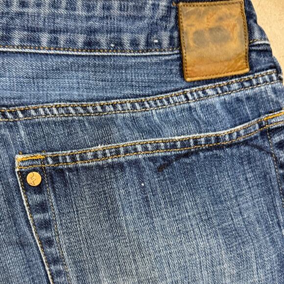 H&M &Denim 36X30 Fit LAD Straight Leg Jeans Distressed Midrise Grunge Streetwear - Picture 5 of 11